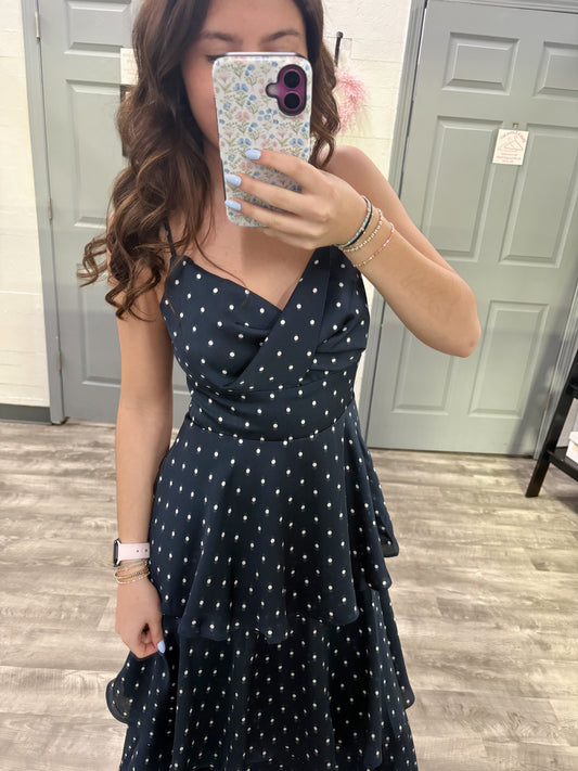 Midnight Tiered Dress 