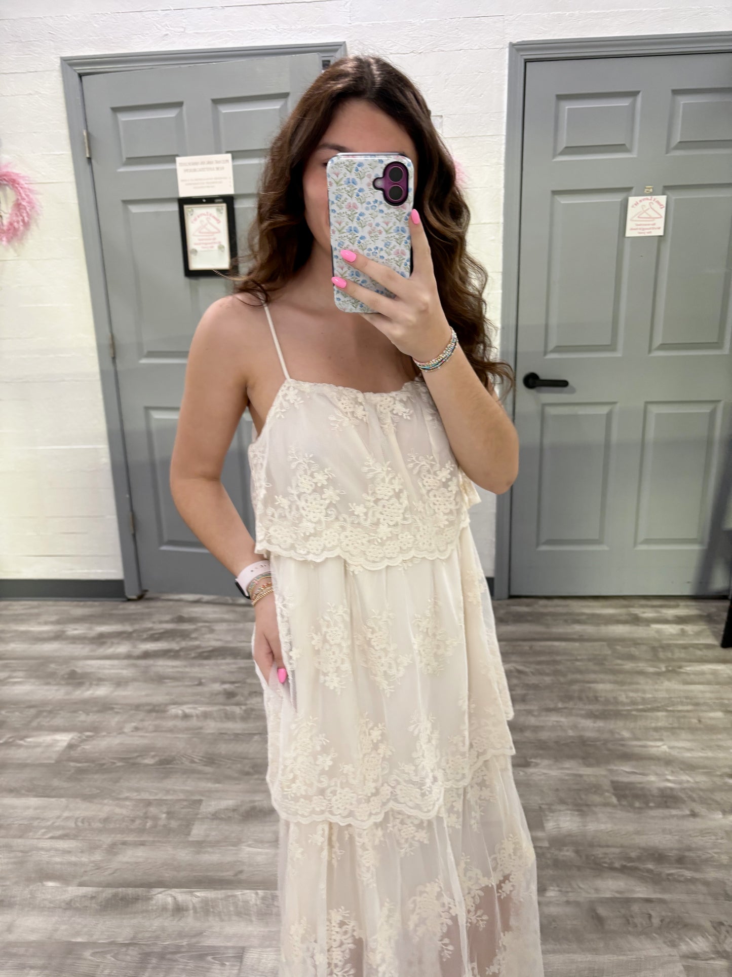 Ivory Lace Dress