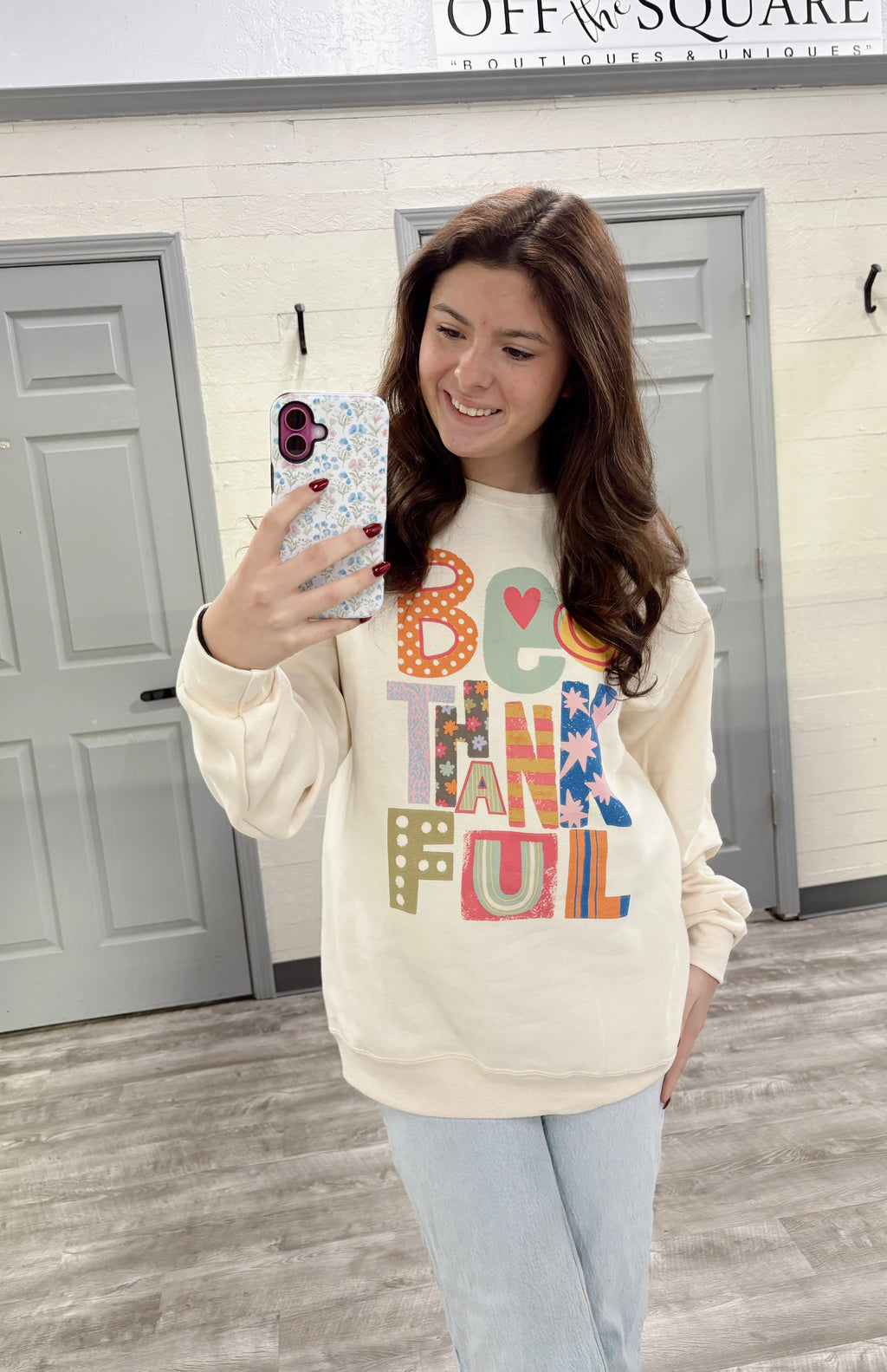 Be Thankful Sweatshirt