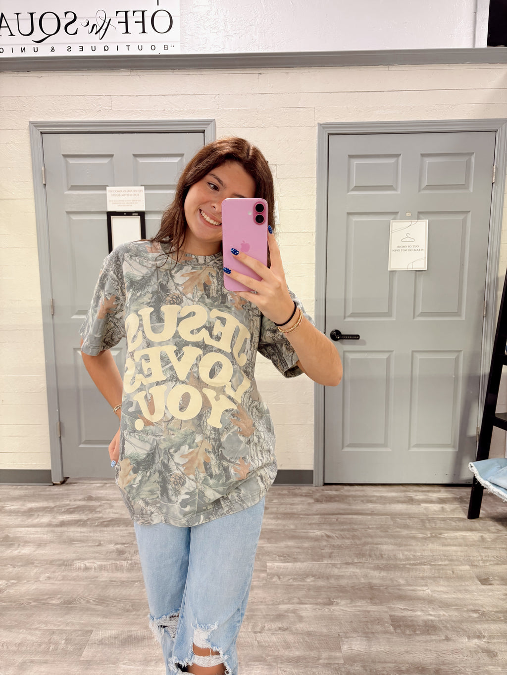 Jesus Loves You Camo Tee