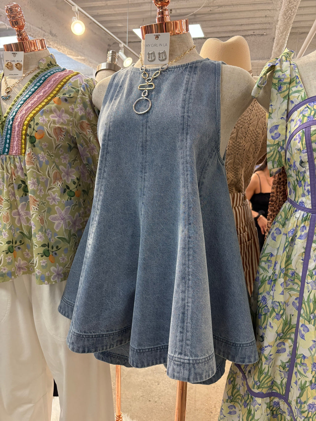 Denim Dress Set