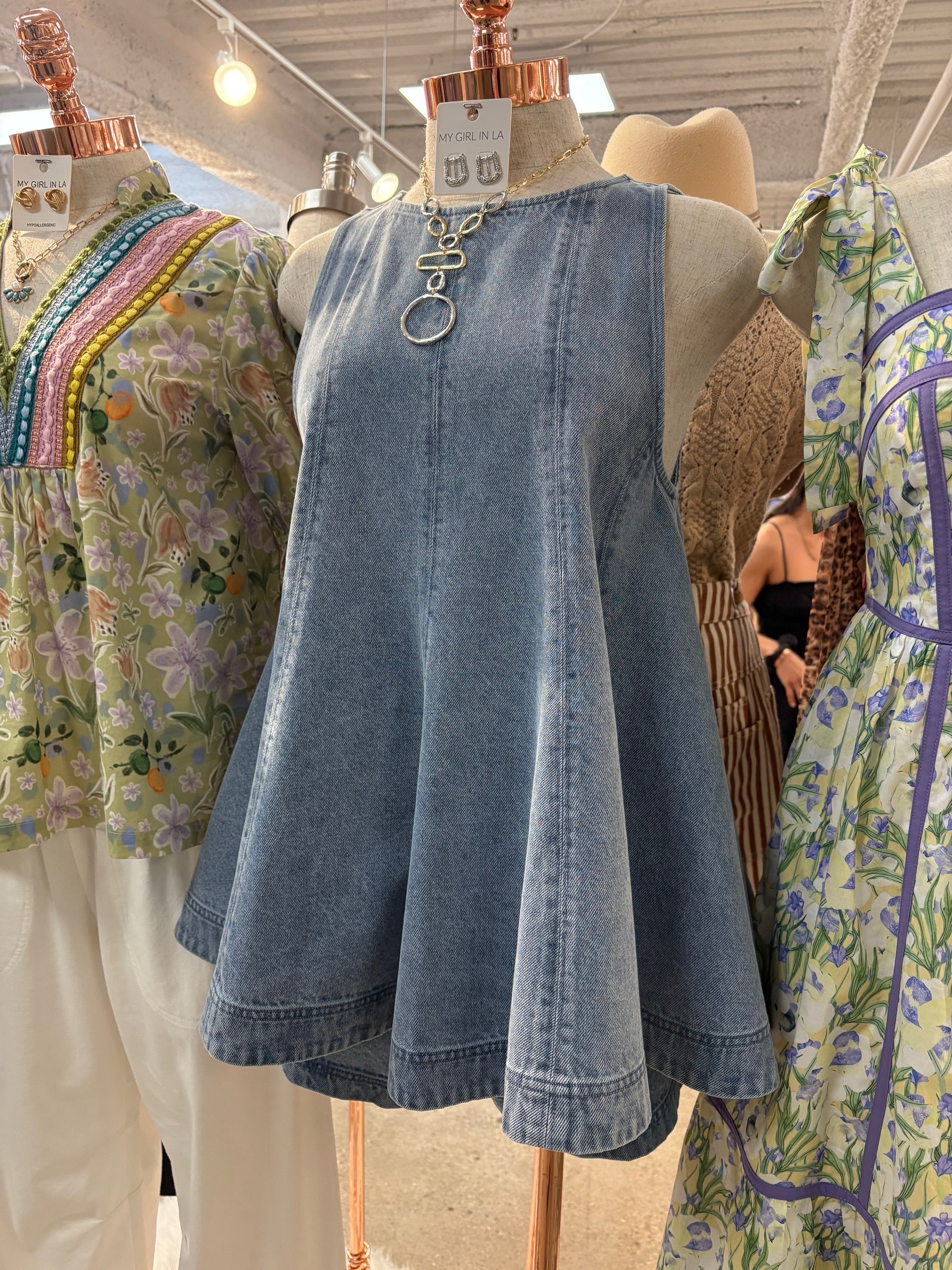 Denim Dress Set