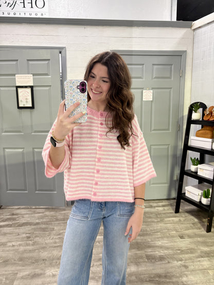Pink Lou Cardigan
