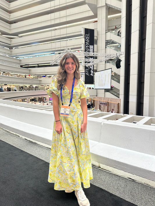 Yellow Blue Dress