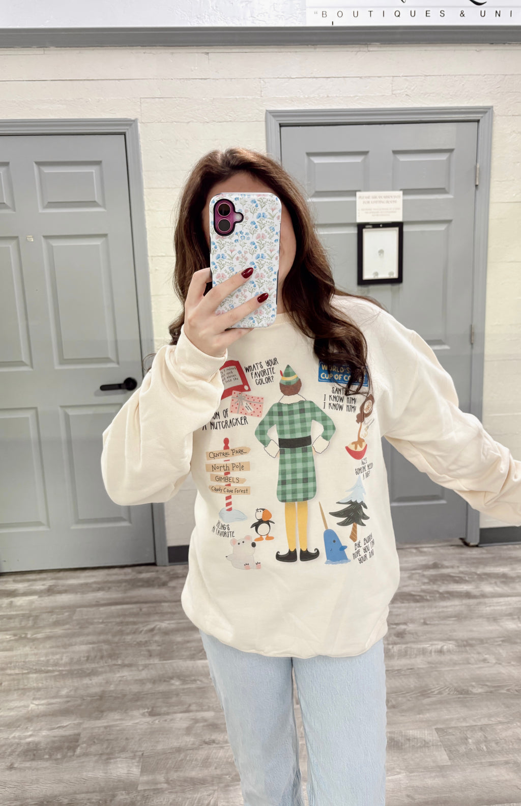 Buddy Collage Sweatshirt
