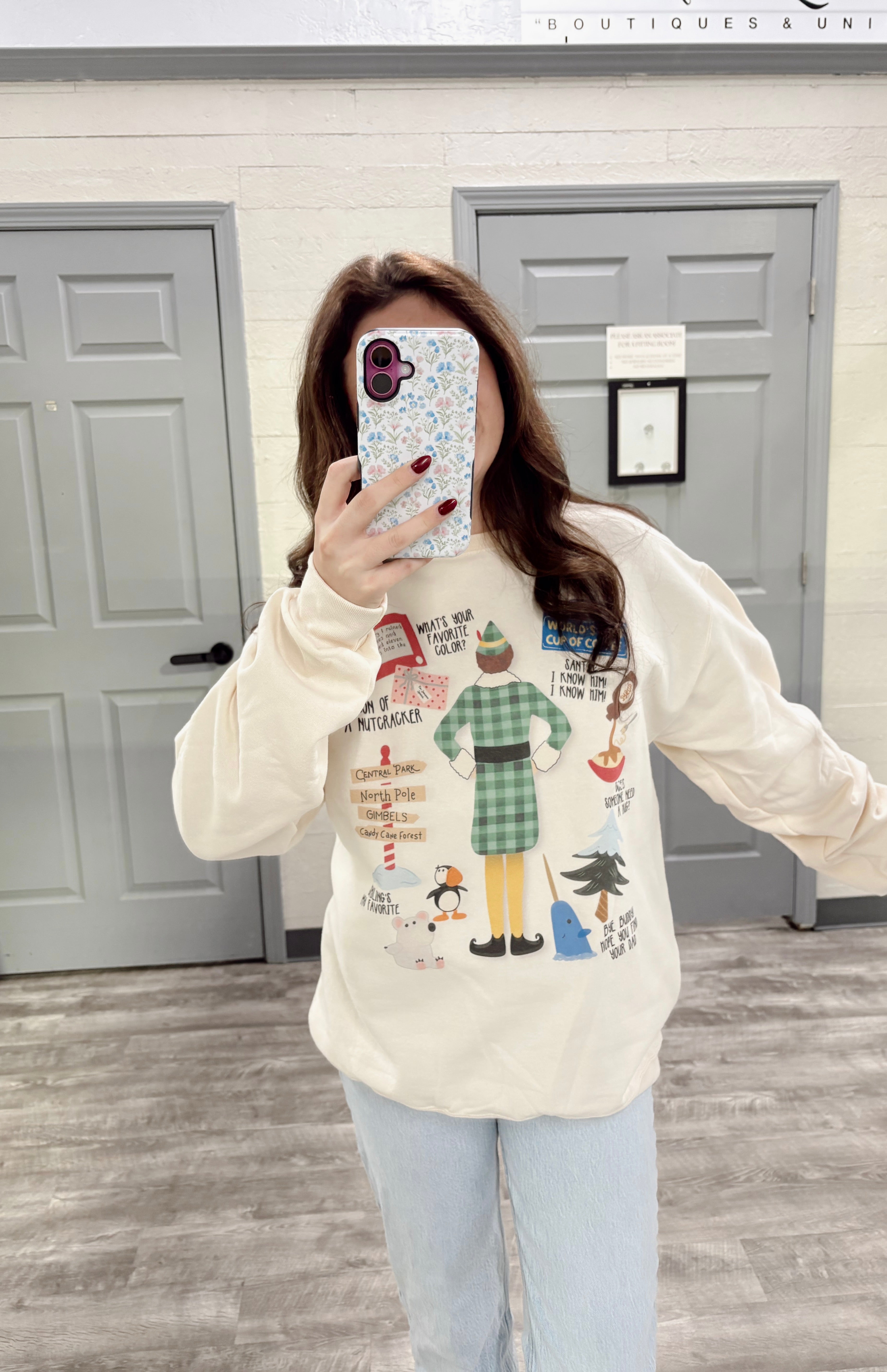 Buddy Collage Sweatshirt