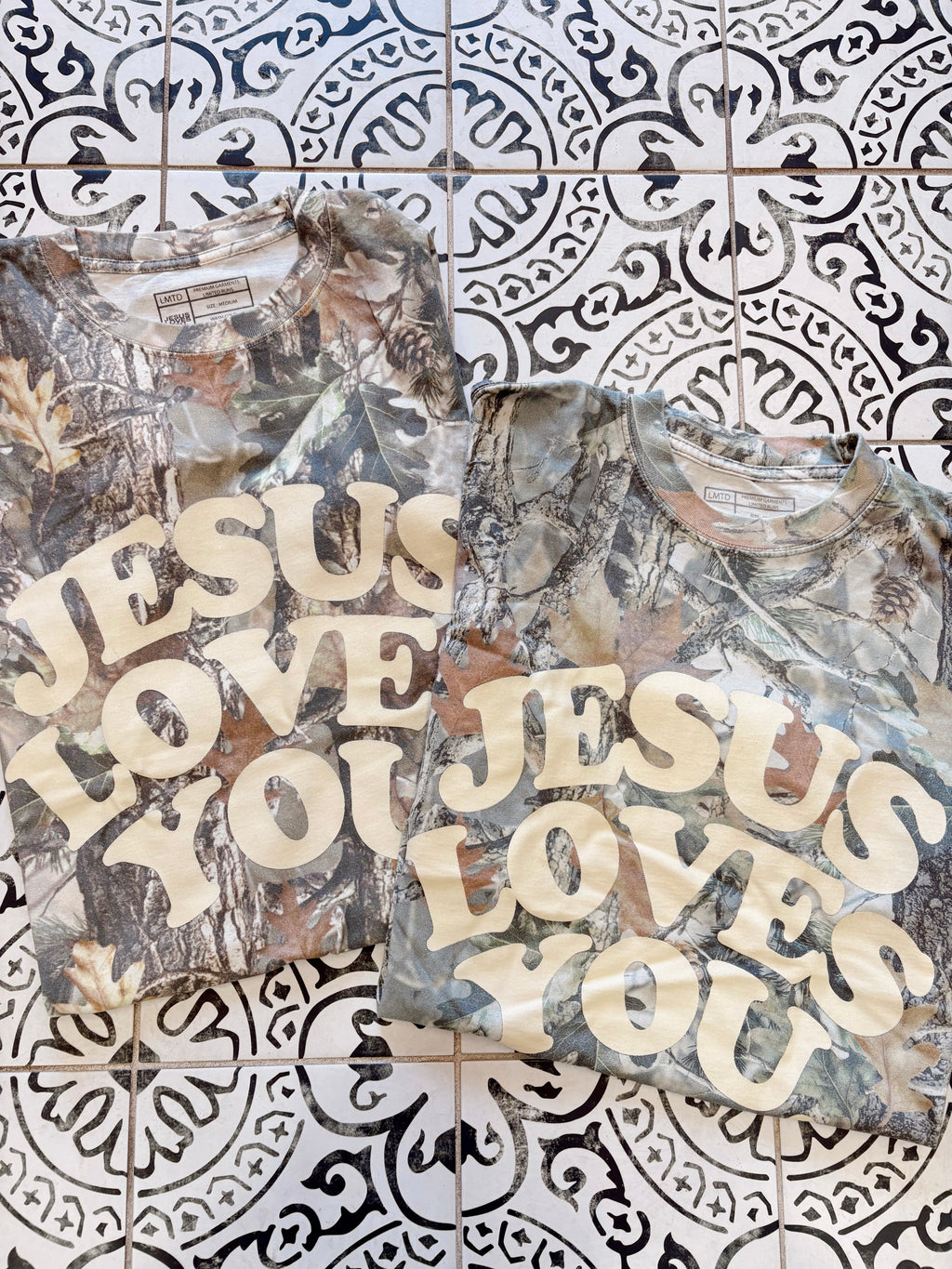 Jesus Loves You Camo Tee
