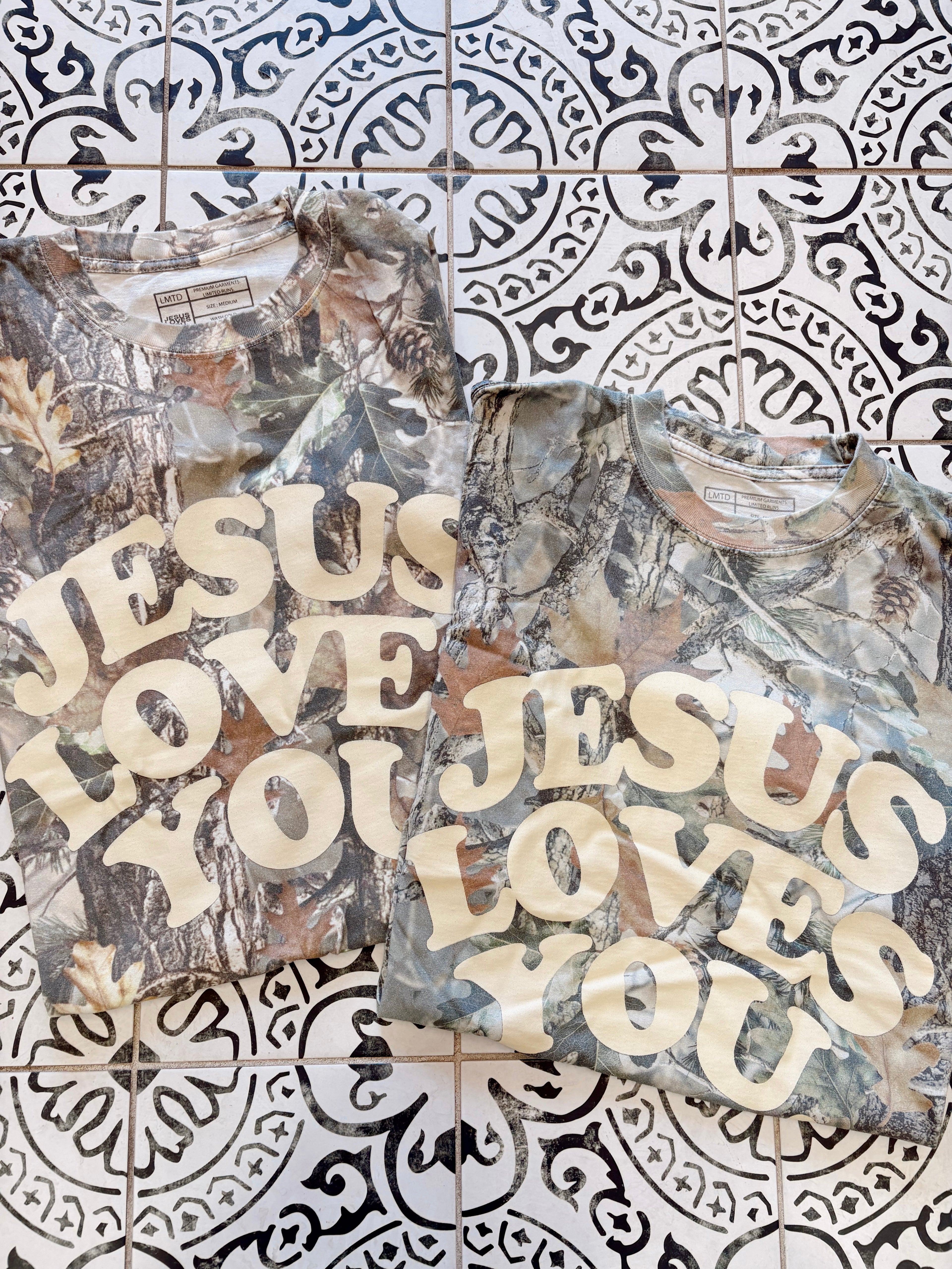 Jesus Loves You Camo Tee