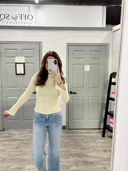 Boat Neck Lace Detail Top