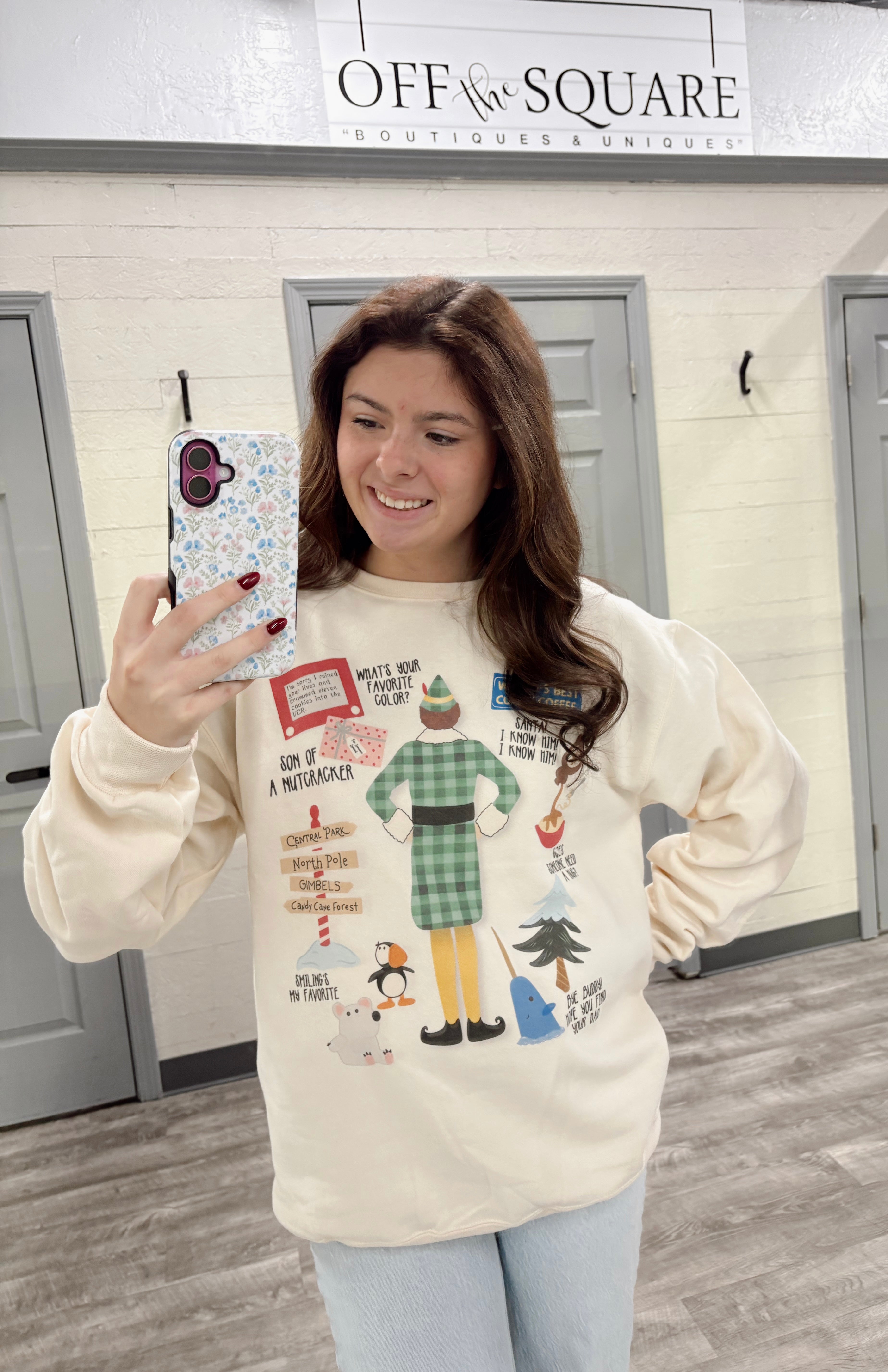 Buddy Collage Sweatshirt