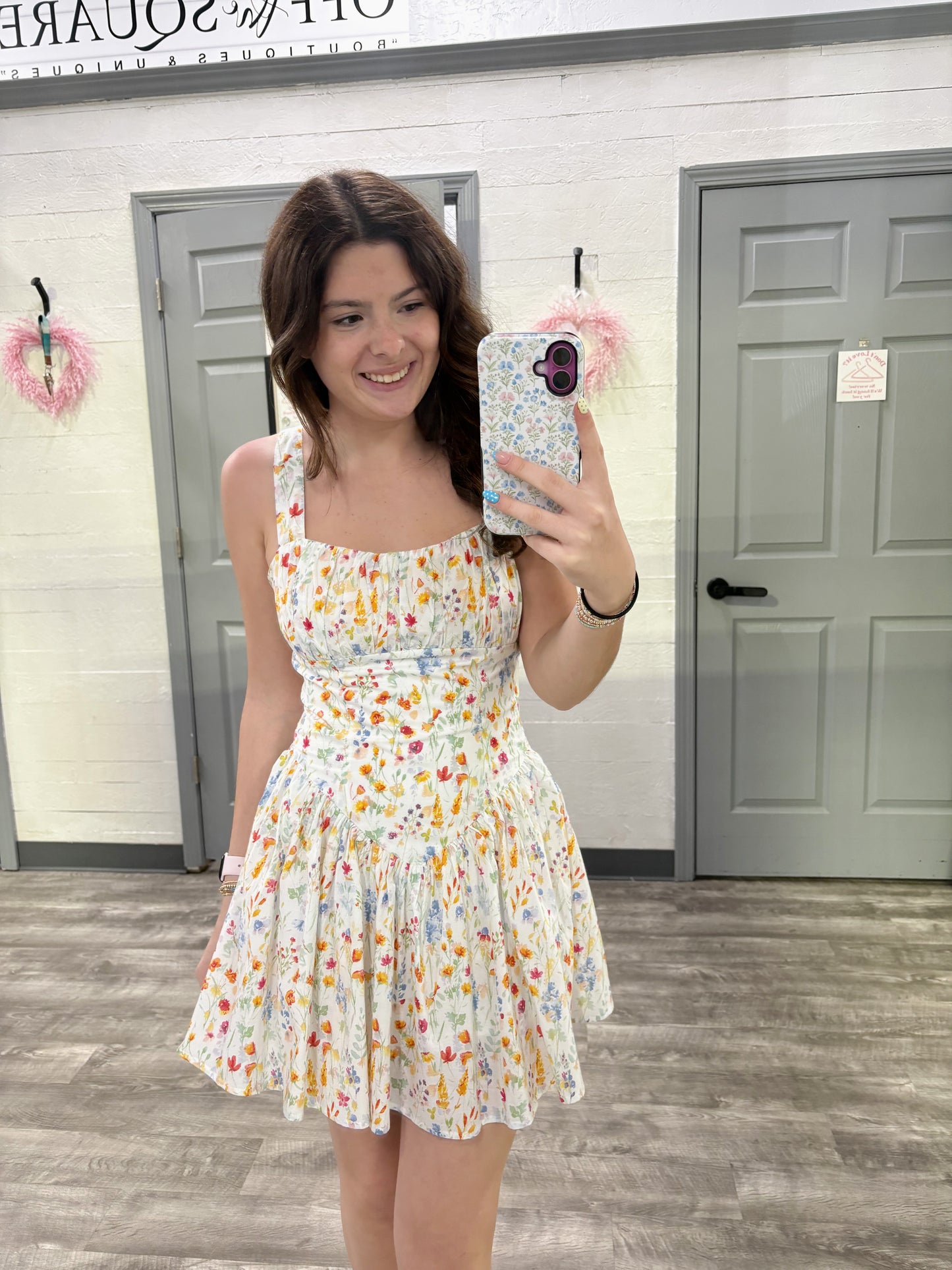 Floral Mini Dress ￼