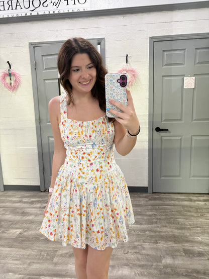 Floral Mini Dress ￼