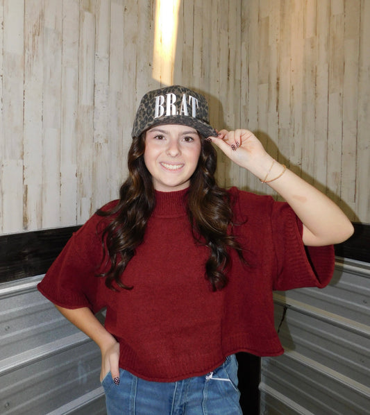 BRAT Leopard Hat