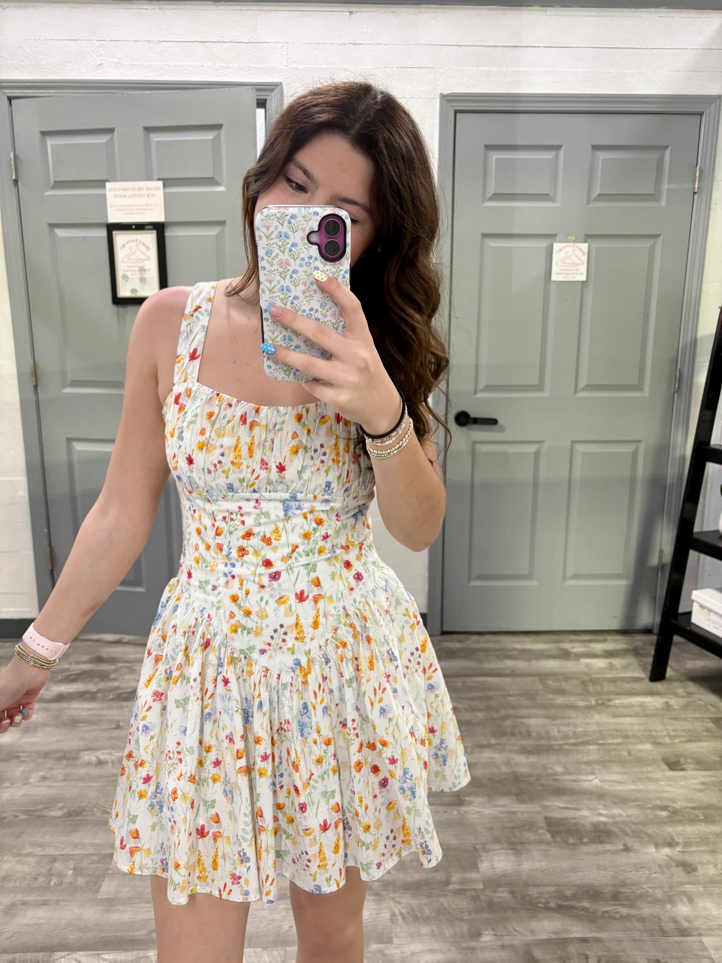 Floral Mini Dress ￼