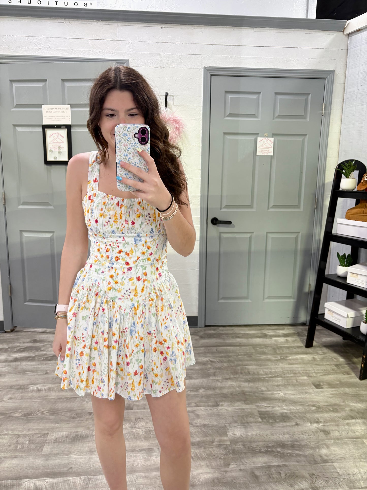 Floral Mini Dress ￼