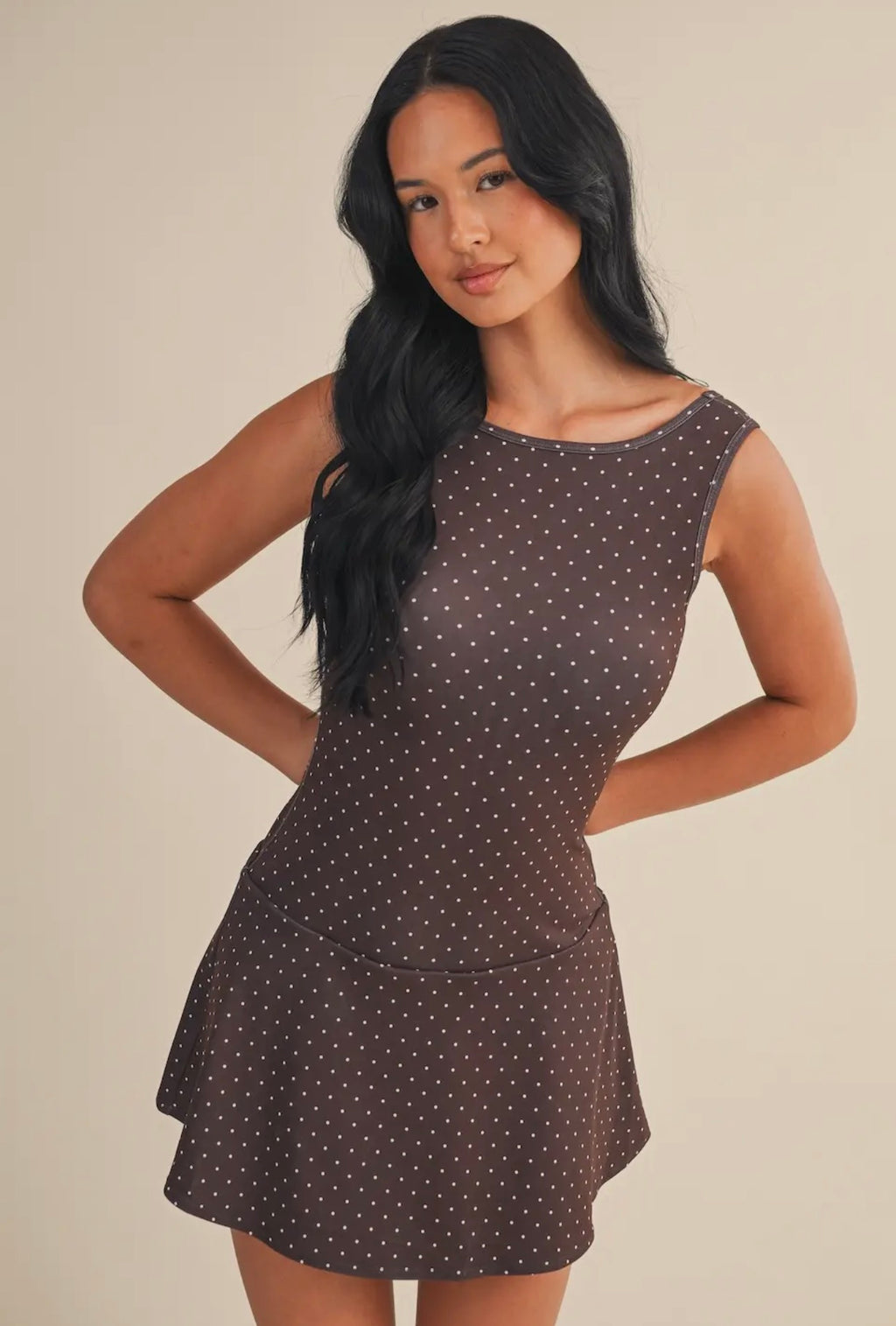 Polka Dot Athletic Dress