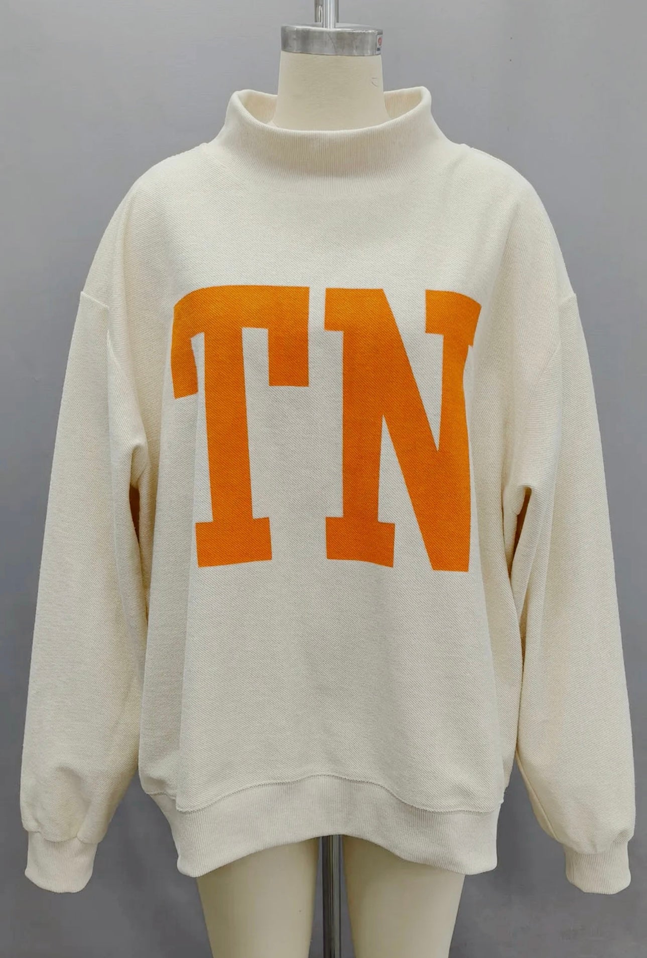 TN Floral Reversible Mockneck