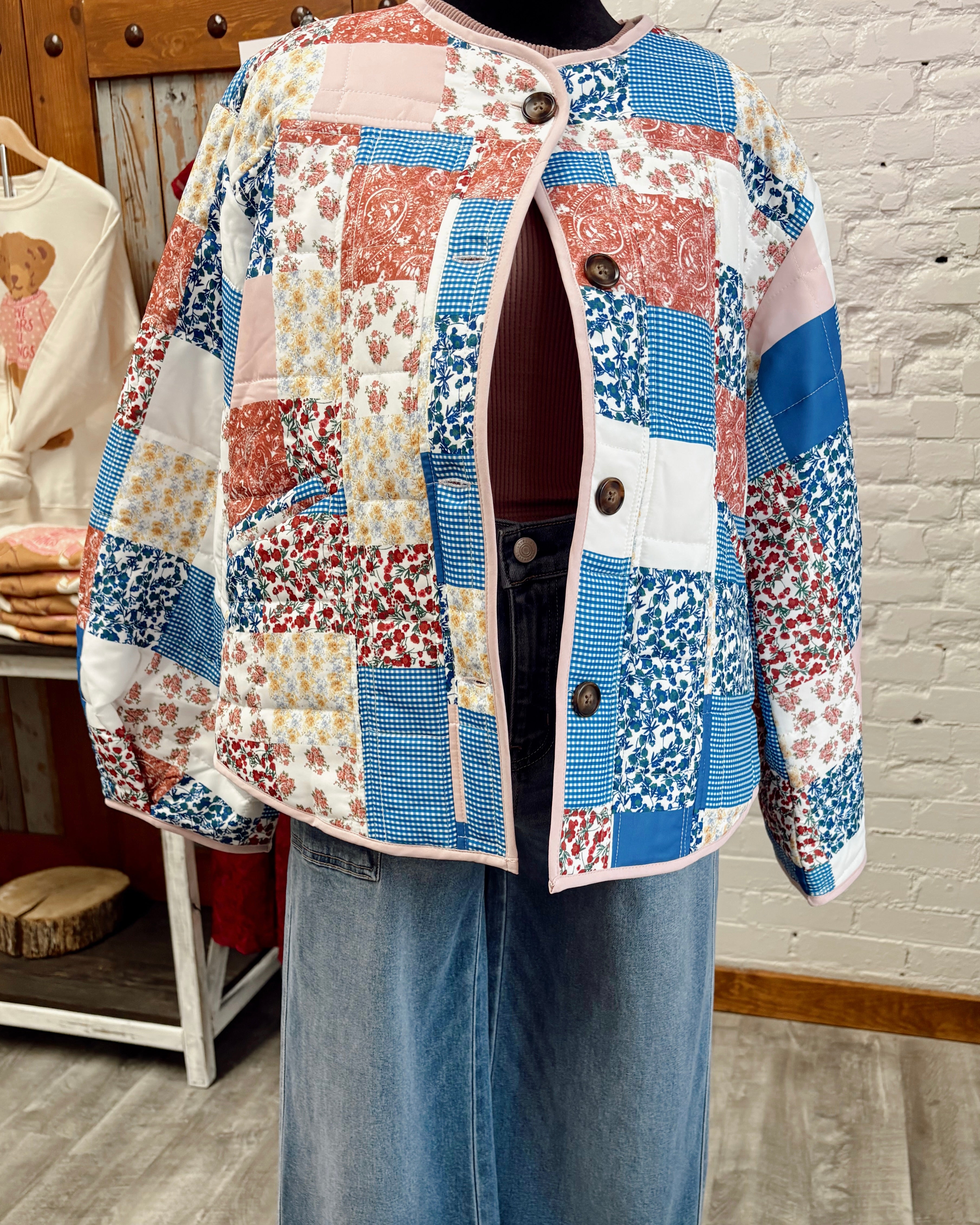 Patchwork Quilted Jacket