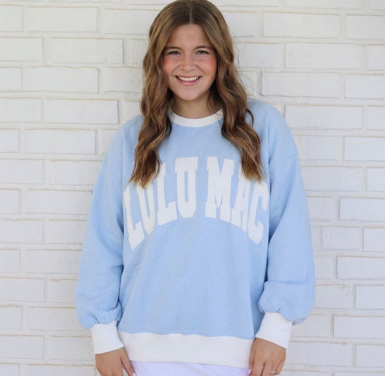 Lulu Mac Colorblock Mock Neck