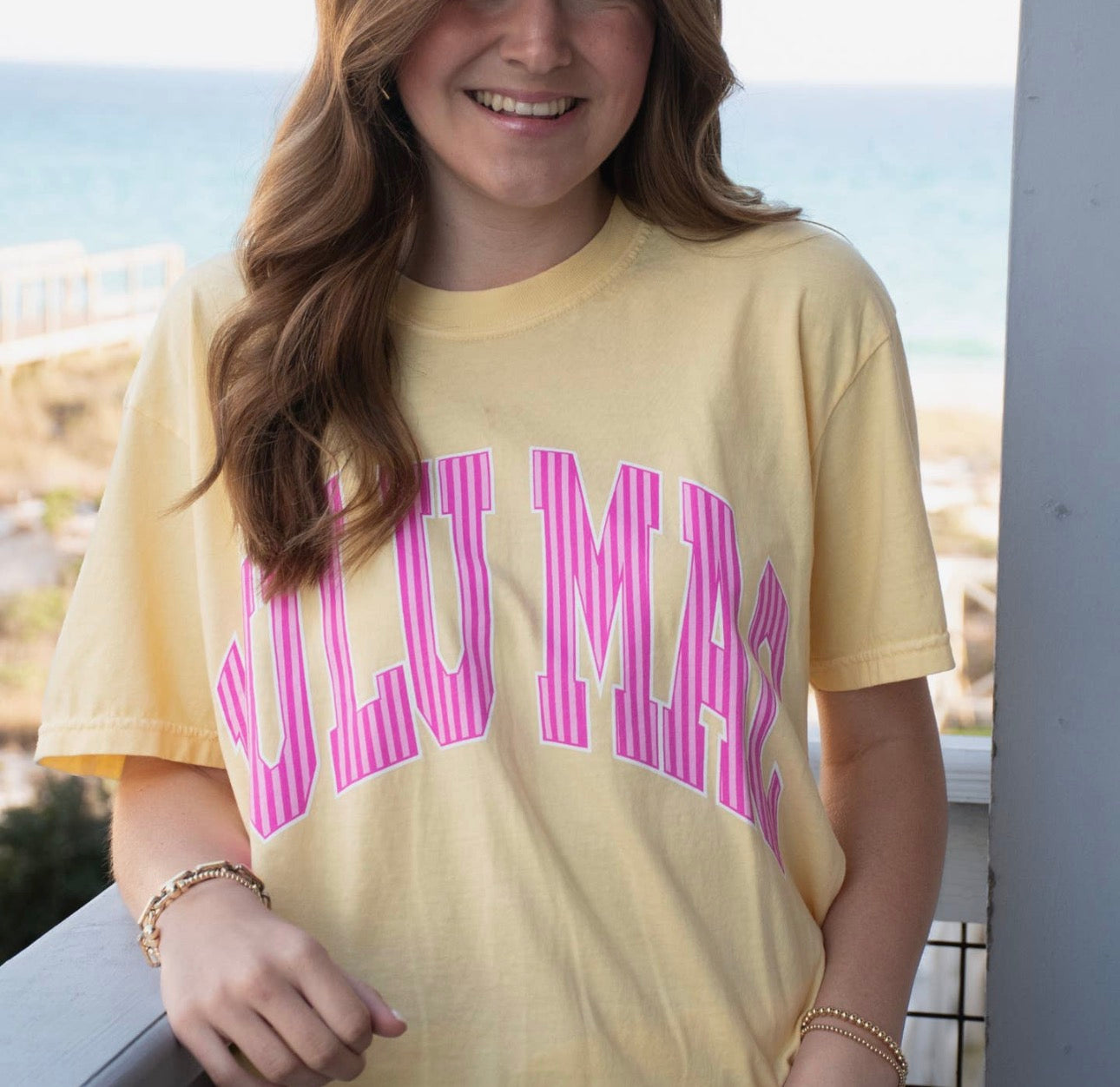Lulu Mac Stripe Butter Tee