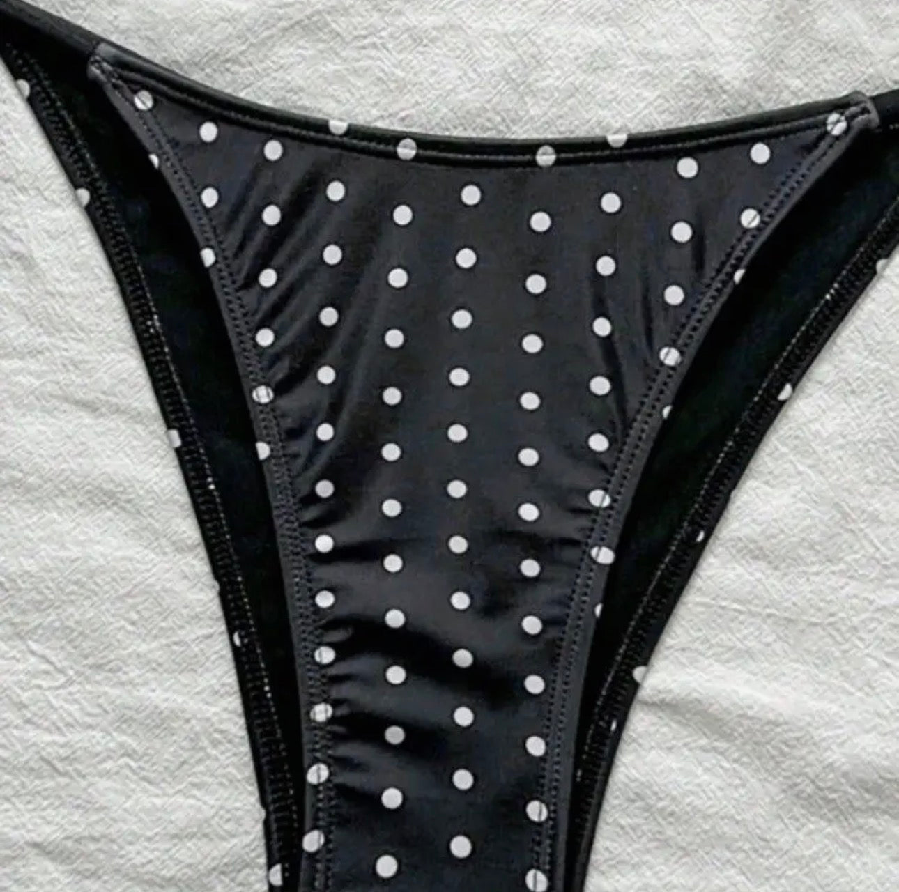 Black Polka Dot Bikini