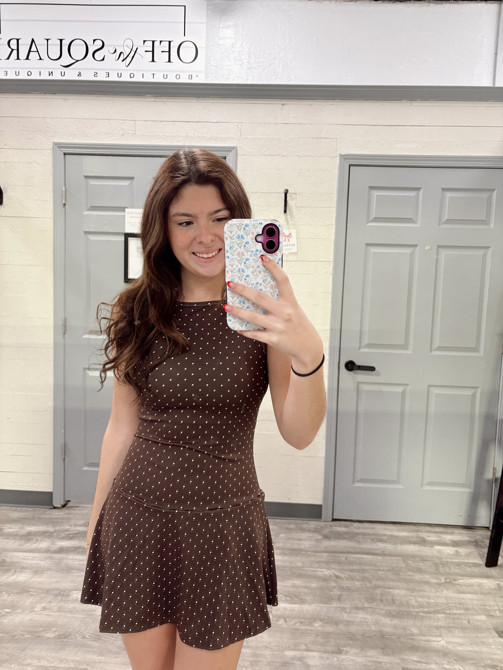 Polka Dot Athletic Dress