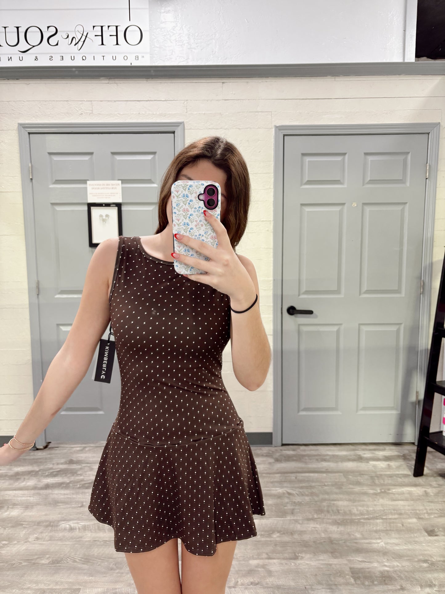 Polka Dot Athletic Dress