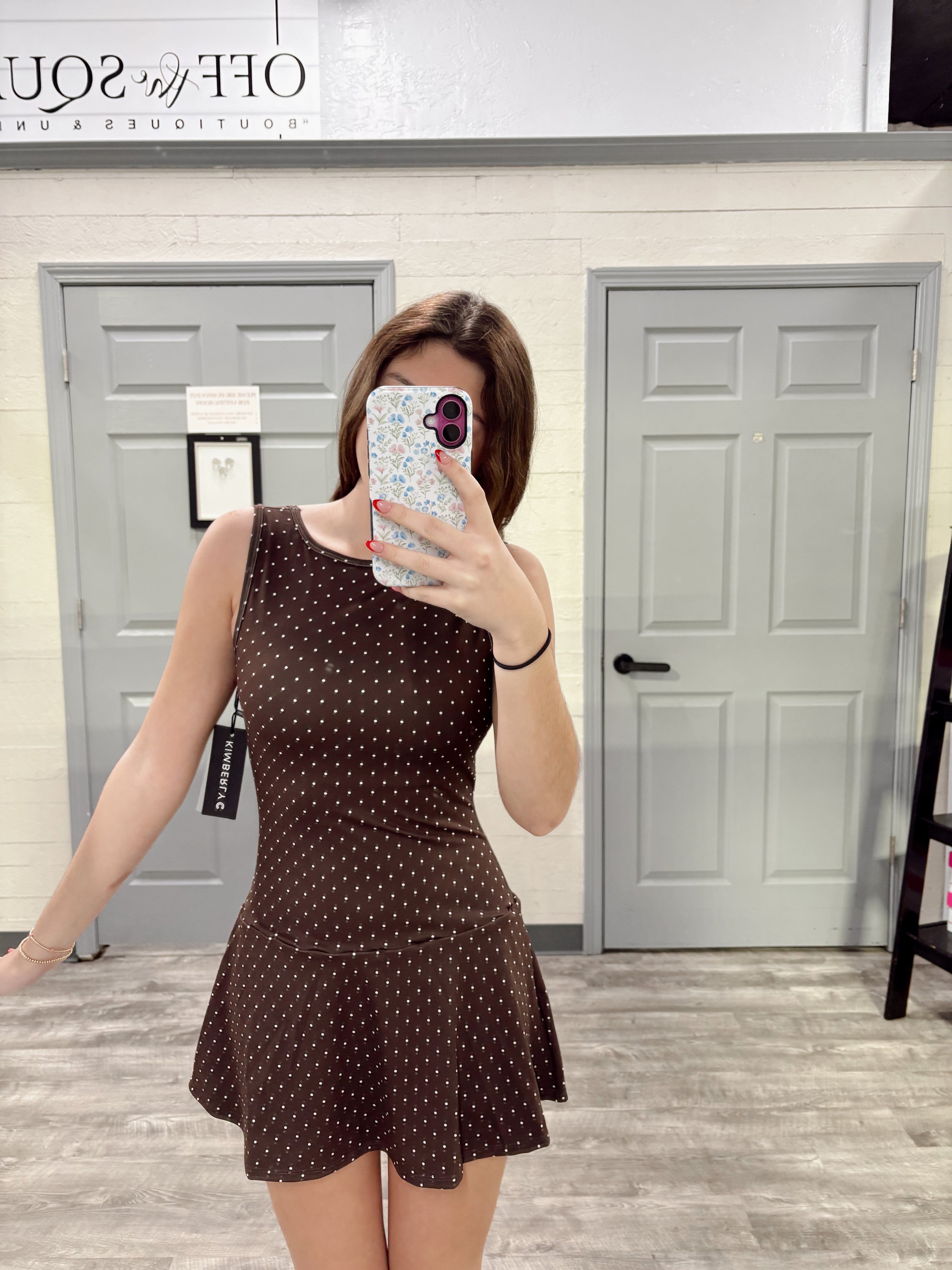 Polka Dot Athletic Dress