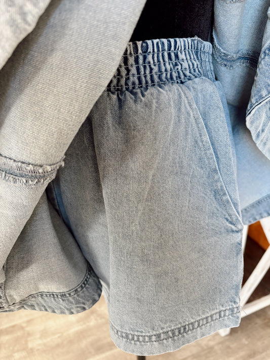 Denim Dress Set