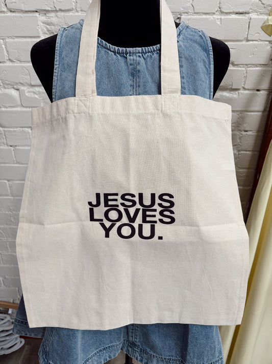 Jesus Loves You Tote Bag