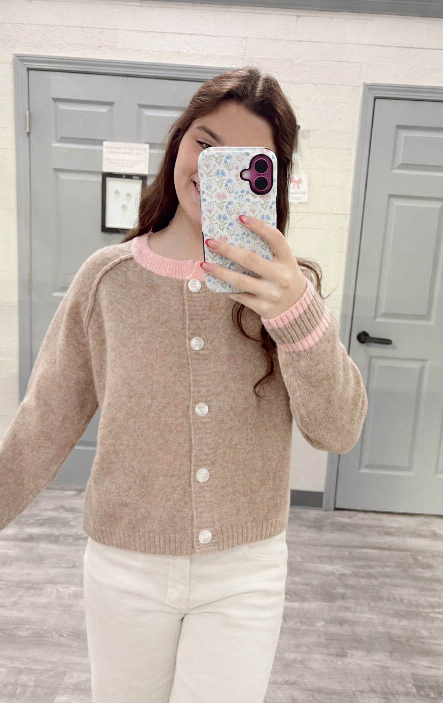 Two Tone Cardigan