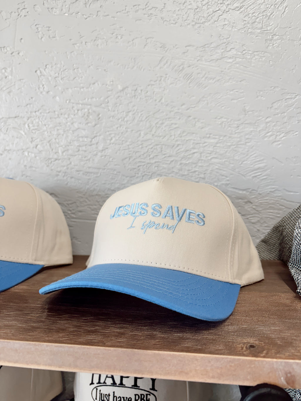 Jesus Saves I Spend Hat