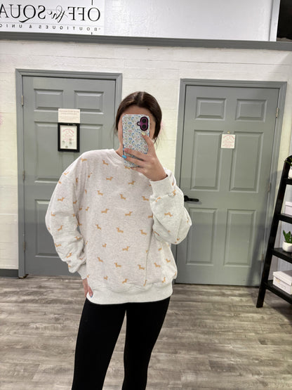 Dog Crewneck Sweatshirt