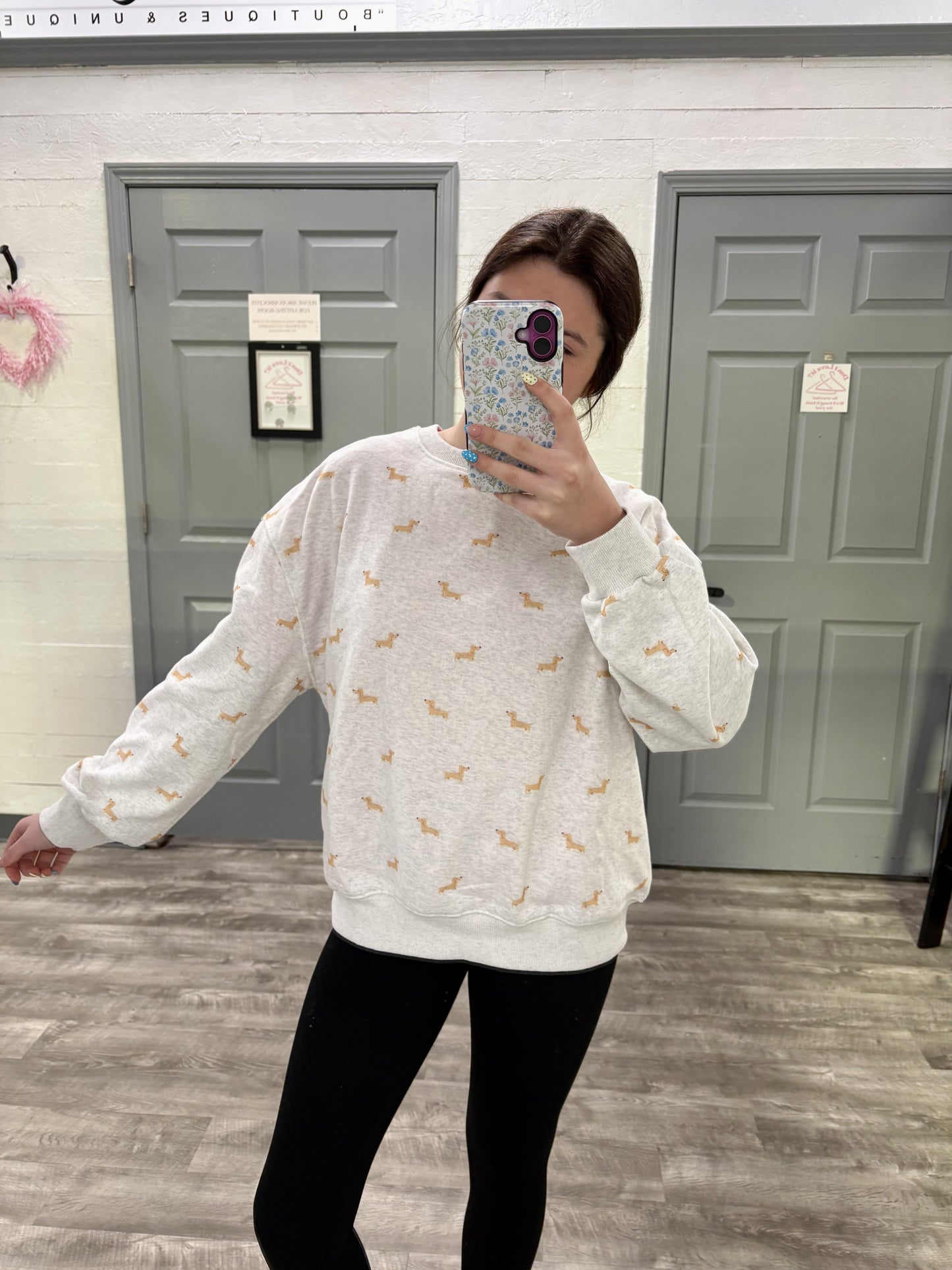 Dog Crewneck Sweatshirt