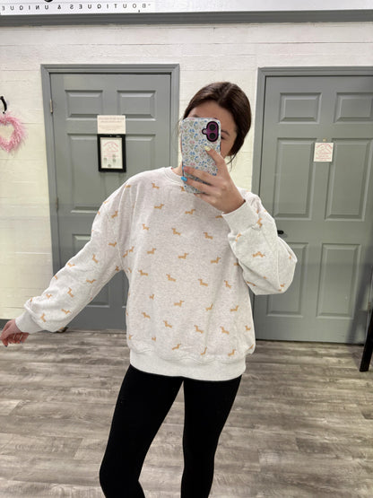 Dog Crewneck Sweatshirt