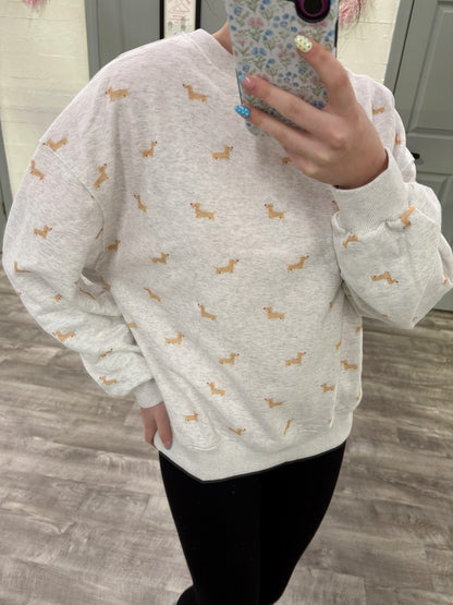 Dog Crewneck Sweatshirt