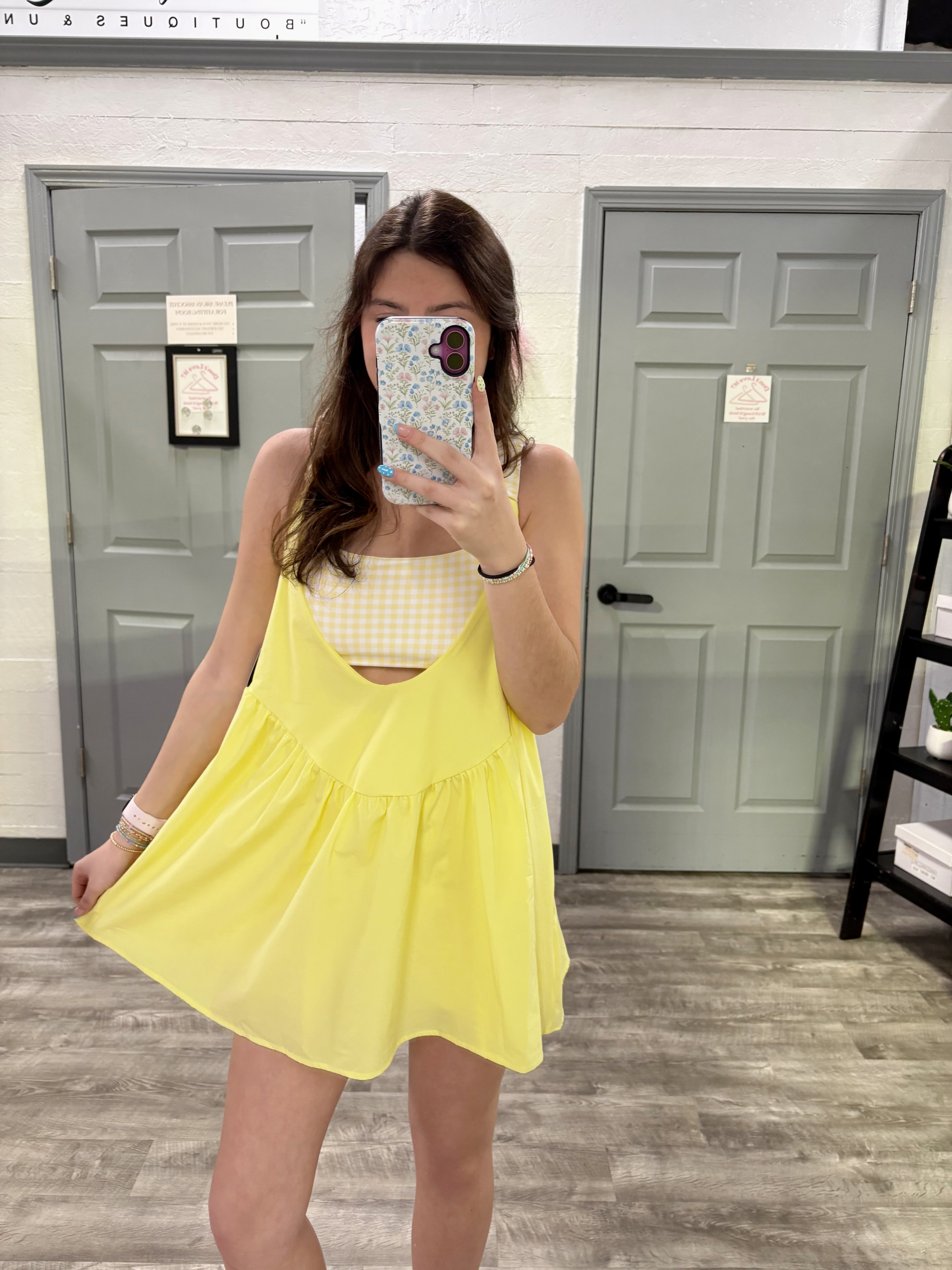 Gingham Athletic Dress