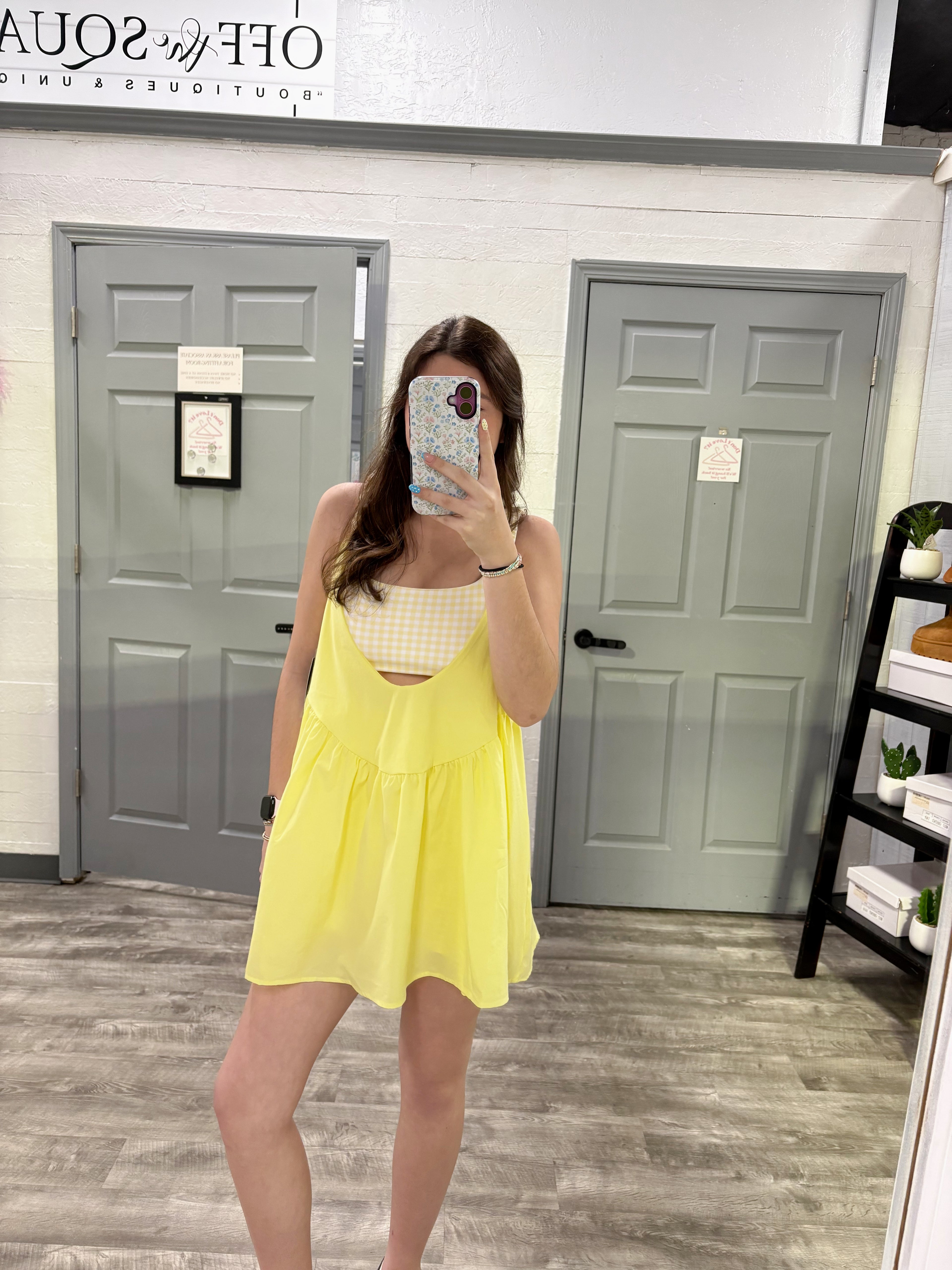 Gingham Athletic Dress