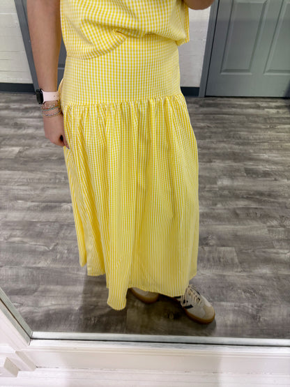 Gingham Spring Skirt