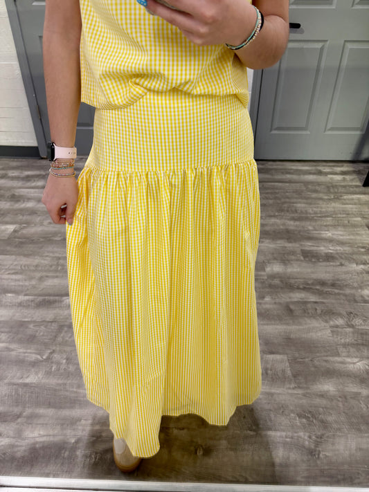 Gingham Spring Skirt