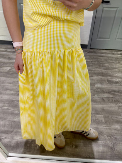 Gingham Spring Skirt