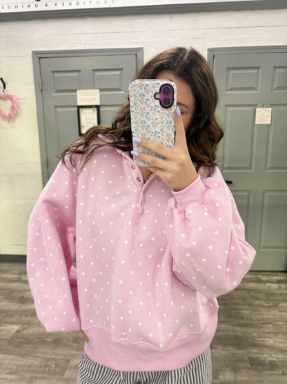 Pretty in Polka Dot Pullover
