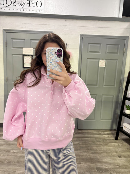 Pretty in Polka Dot Pullover