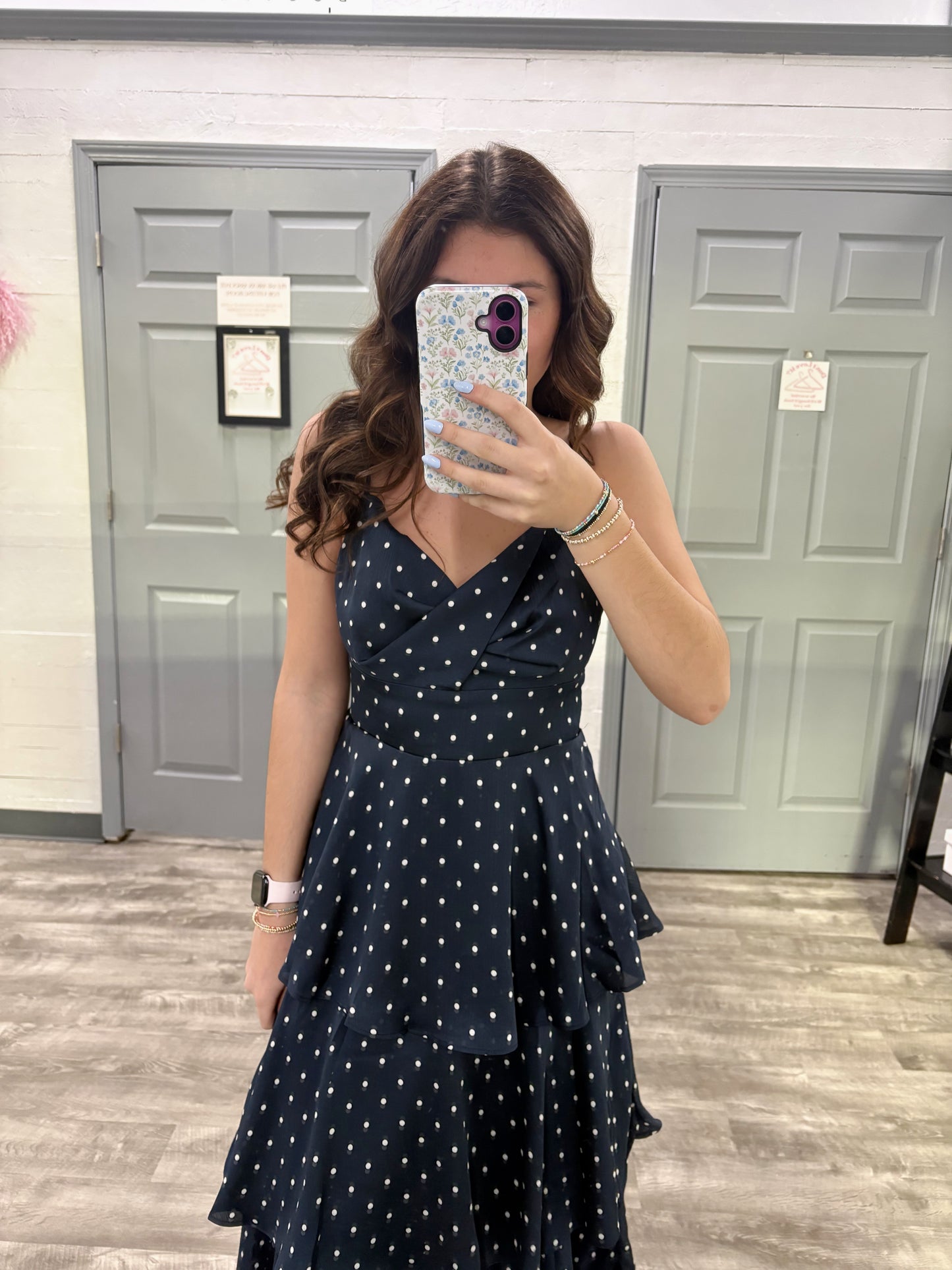 Midnight Tiered Dress ￼