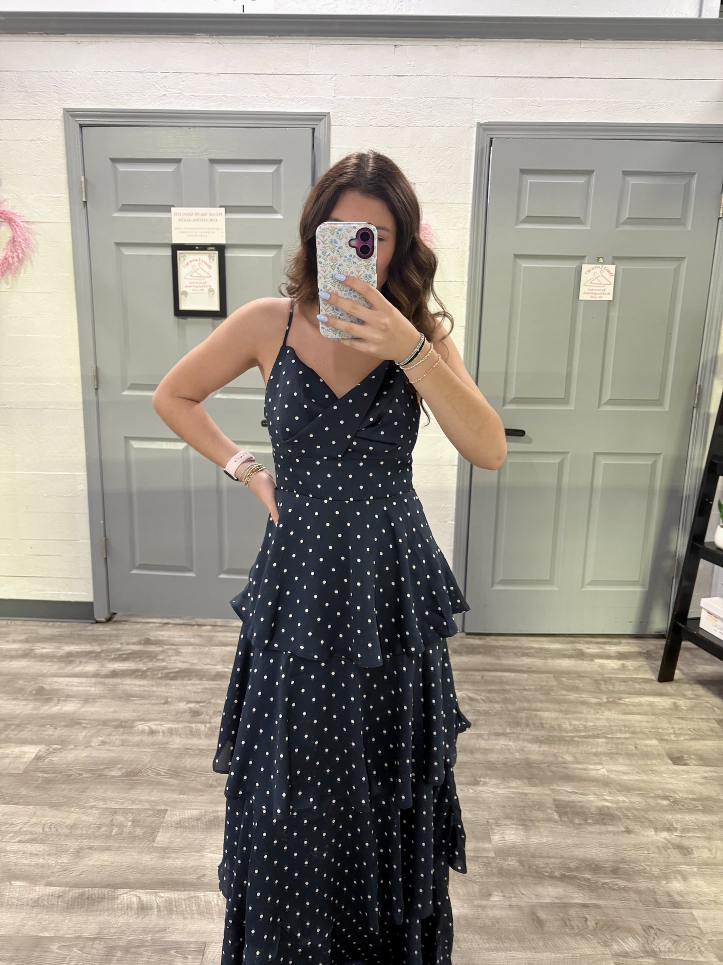 Midnight Tiered Dress ￼