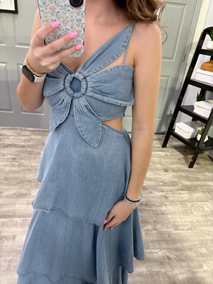 Denim Daisy Dress
