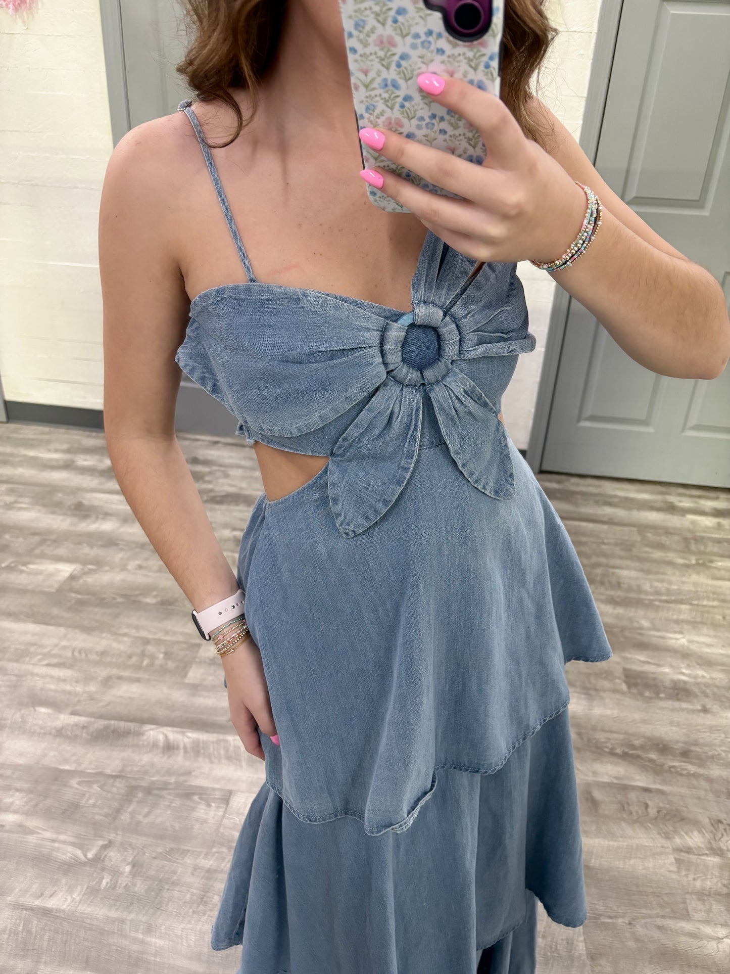 Denim Daisy Dress