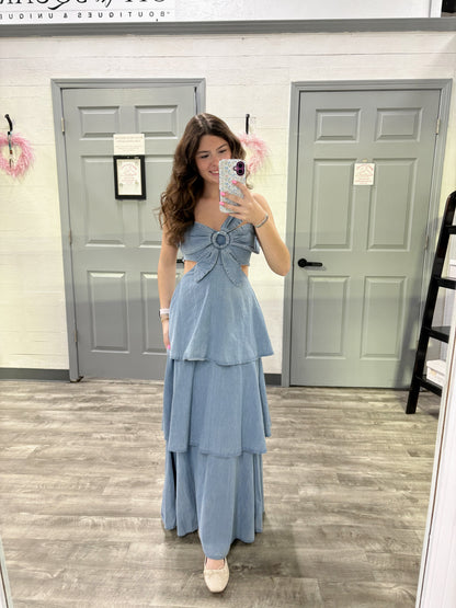 Denim Daisy Dress