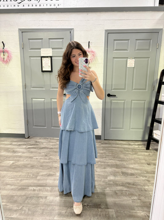 Denim Daisy Dress