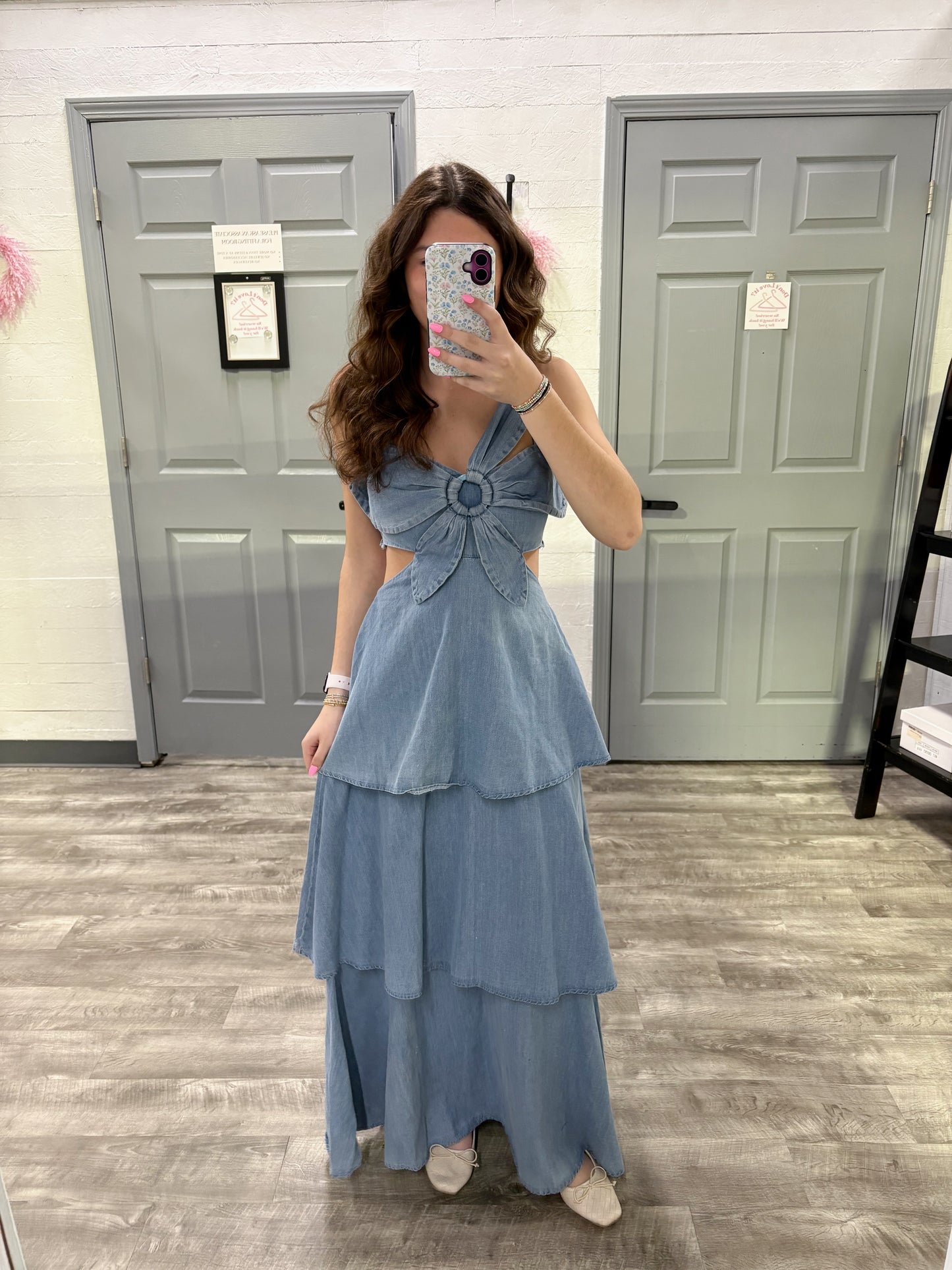 Denim Daisy Dress